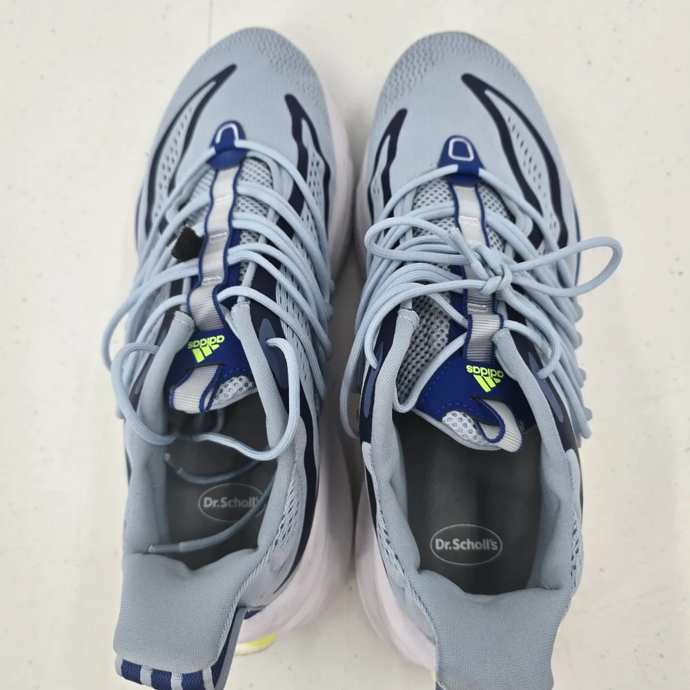 Adidas‎ AlphaBoost V1 Men's Size 13 Blue White Athletic Shoes Sneakers IE9701.